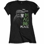 T-Shirt Donna Tg. L. John Lennon: Imagine Peace