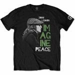 T-Shirt Unisex Tg. M. John Lennon: Imagine Peace