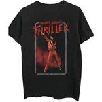 T-Shirt Unisex Tg. L. Michael Jackson: Thriller White Red Suit