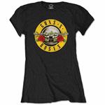 T-Shirt Donna Tg. XL. Guns N Roses: Classic Logo