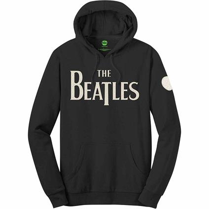 Felpa Con Cappuccio Unisex Tg. L Beatles: Logo & Apple