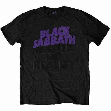 T-Shirt Unisex Tg. M. Black Sabbath - Masters Of Reality Album