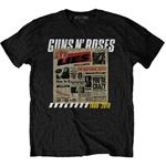 T-Shirt Unisex Tg. L. Guns N Roses - Lies Track List