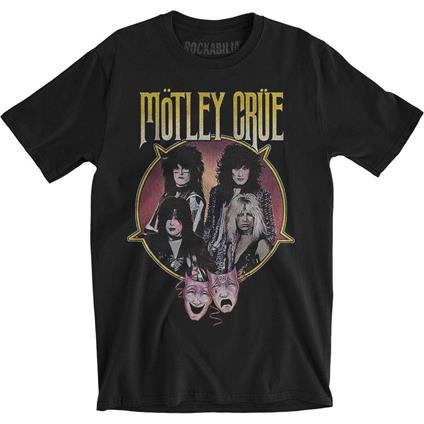 T-Shirt Unisex Tg. M. Motley Crue: Theatre Pentagram