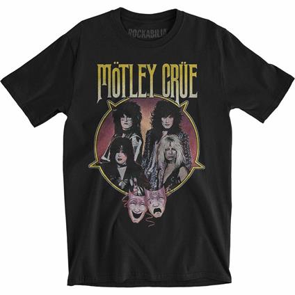 T-Shirt Unisex Tg. 2XL. Motley Crue: Theatre Pentagram