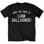 T-Shirt Unisex Tg. M. Liam Gallagher: Who The Fuck