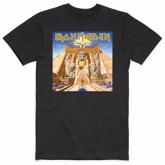 T-Shirt Unisex Tg. 2XL. Iron Maiden: Powerslave Album Cover Box