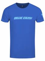 T-Shirt Unisex Tg. S. Billie Eilish: Blue Racer Logo