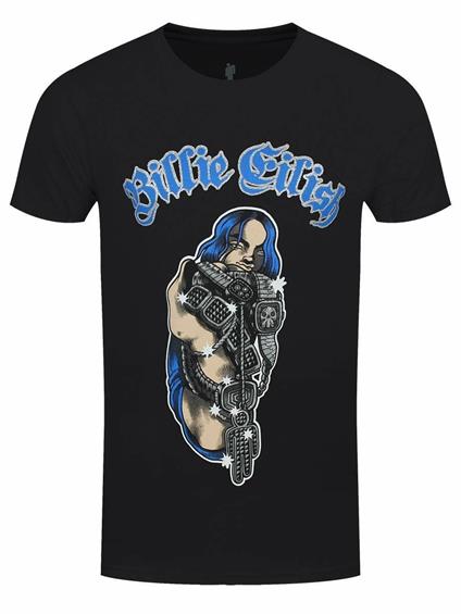 T-Shirt Unisex Tg. S. Billie Eilish: Bling