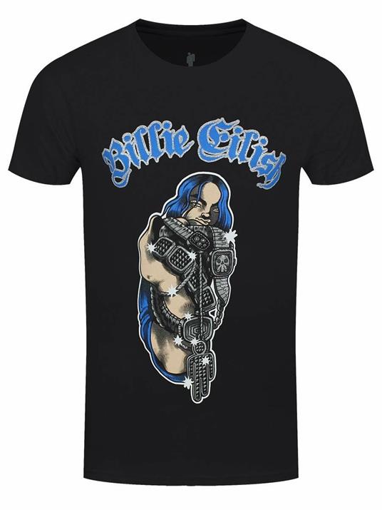 T-Shirt Unisex Tg. S. Billie Eilish: Bling