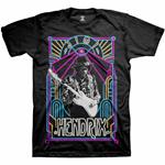 T-Shirt Unisex Tg. M Jimi Hendrix: Electric Ladyland Neon