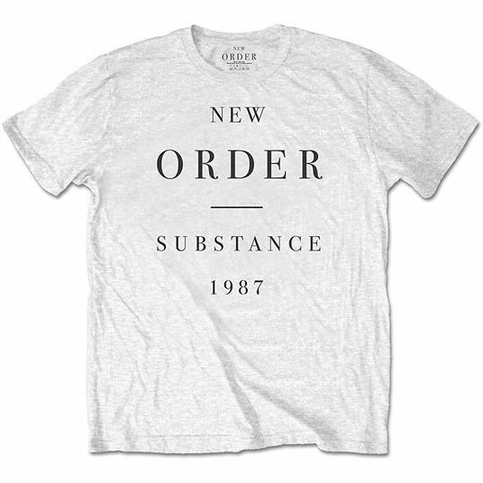 T-Shirt Unisex Tg. M. New Order: Substance