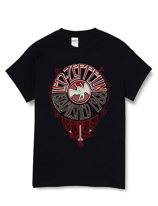 T-Shirt Unisex Tg. M Led Zeppelin. Deco Circle