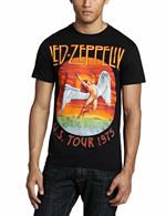 T-Shirt Unisex Tg. S. Led Zeppelin: Usa Tour 75.