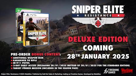 Sniper Elite Resistance Deluxe Edition - PS5 - 2