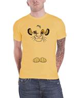 T Shirt # S Unisex Yellow # Lion King Simba