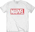 Marvel Comics: Marvel Box Logo White (T-Shirt Unisex Tg. XL)