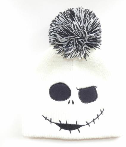 Berretto Disney Nightmare Before Christmas Jack Face Jumbo Beanie Pom One Size