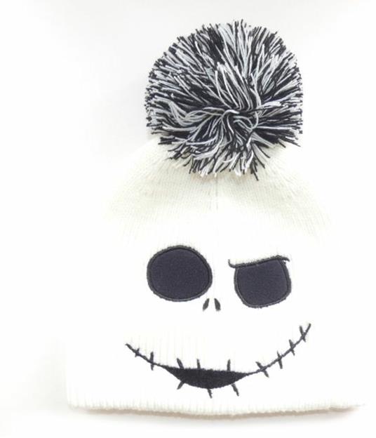 Berretto Disney Nightmare Before Christmas Jack Face Jumbo Beanie Pom One Size