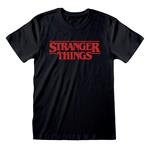 Stranger Things: Logo Black Black (T-Shirt Unisex Tg. Xl)