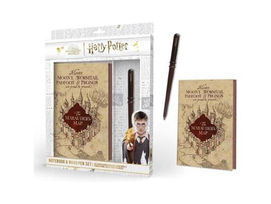 Harry Potter Agenda + Wand Pen Set Pyramid