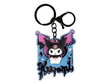 Sanrio 3d Acrylic Portachiavi Kuromi Blue Sky Studios