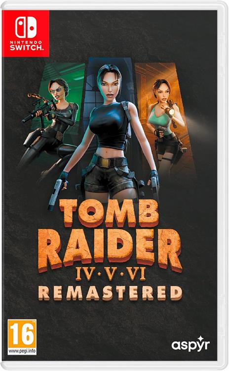 Tomb Raider IV-V-VI Remastered Starring Lara Croft SWITCH EU Prevendita