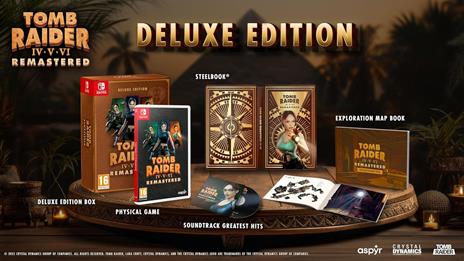 Tomb Raider IV-V-VI Remastered Starring Lara Croft Deluxe Edition SWITCH EU Prevendita - 2