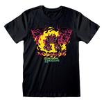 T-Shirt Unisex Tg. 2XL Dungeons And Dragons: Red Dragon Colour Pop Black