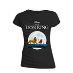 T-Shirt Donna Tg. XL. Disney: The Lion King - Hakuna Matata Black