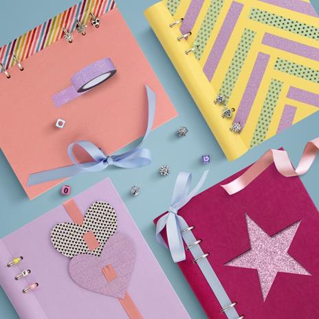Taccuino A5 Clipbook Filofax ad anelli Creative Kit Rosa - 12