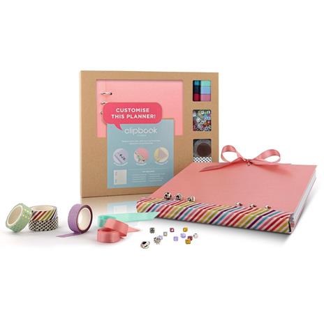 Taccuino A5 Clipbook Filofax ad anelli Creative Kit Rosa - 3