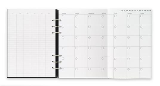 Taccuino A5 Clipbook Filofax ad anelli Creative Kit Rosa - 4
