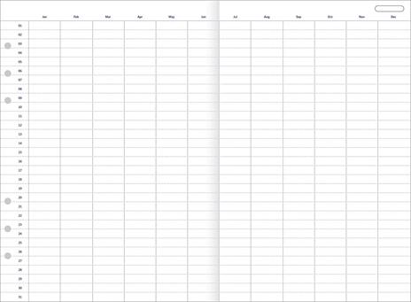 Taccuino A5 Clipbook Filofax ad anelli Creative Kit Lilla - 12