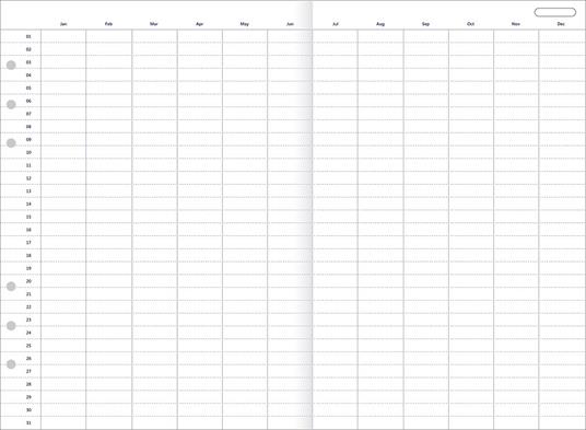 Taccuino A5 Clipbook Filofax ad anelli Creative Kit Lilla - 12