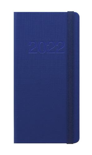 Agenda 2022 Memo settimanale, 12 mesi, Slim Blu - Letts of London