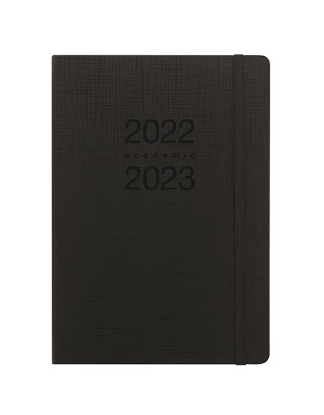 Agenda accademica Letts 2022/23, 12 mesi, settimanale, Memo A5, nero - 21 x 15 cm