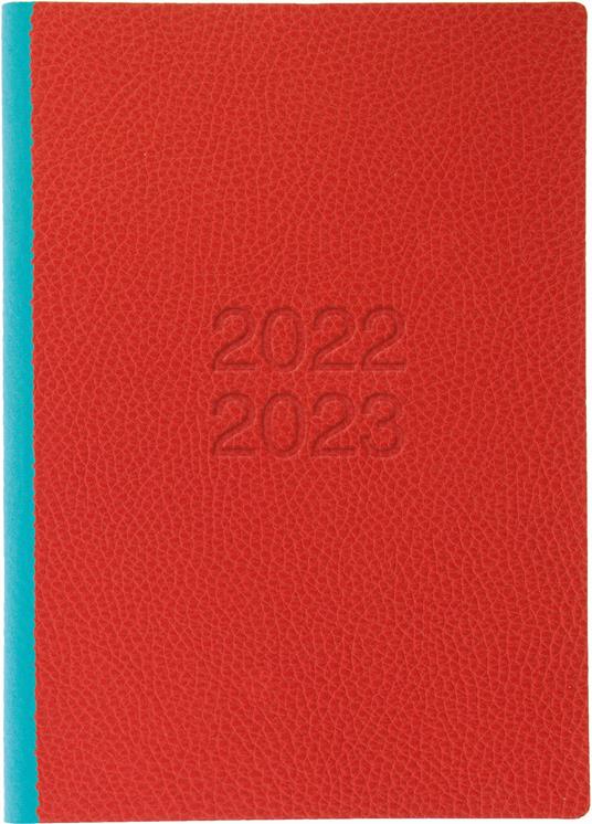 Agenda accademica Letts 2022/23, 12 mesi, settimanale, Two Tone A5, rosso - 21 x 15 cm