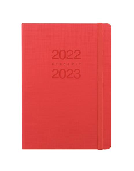 Agenda accademica Letts 2022/23, 12 mesi, settimanale, Memo A5, rosso - 21 x 15 cm