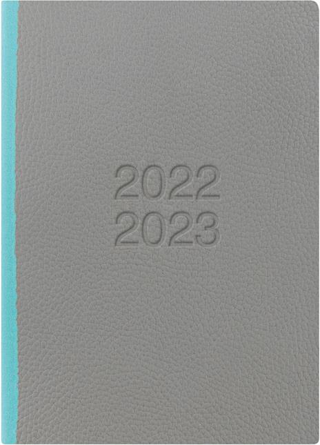 Agenda accademica Letts 2022/23, 12 mesi, settimanale, Two Tone A5, grigio - 21 x 15 cm