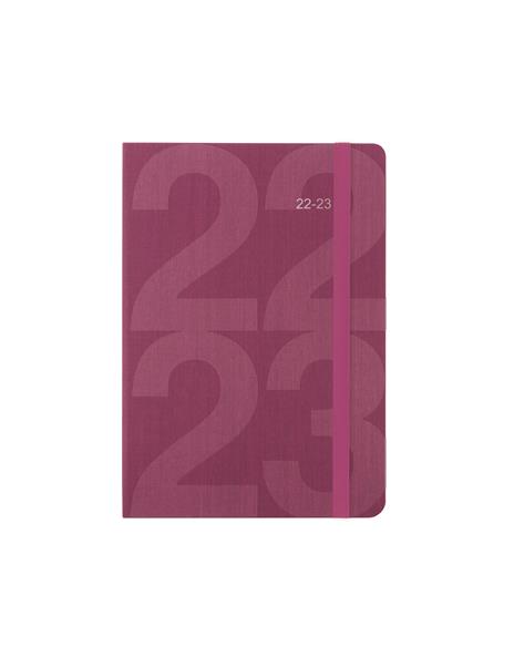 Agenda accademica Letts 2022/23, 12 mesi, settimanale, Block A6, rosa - 15 x 10,5 cm