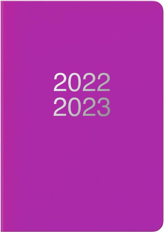 Agenda accademica Letts 2022/23, 12 mesi, settimanale, Dazzle A5, viola - 21 x 15 cm