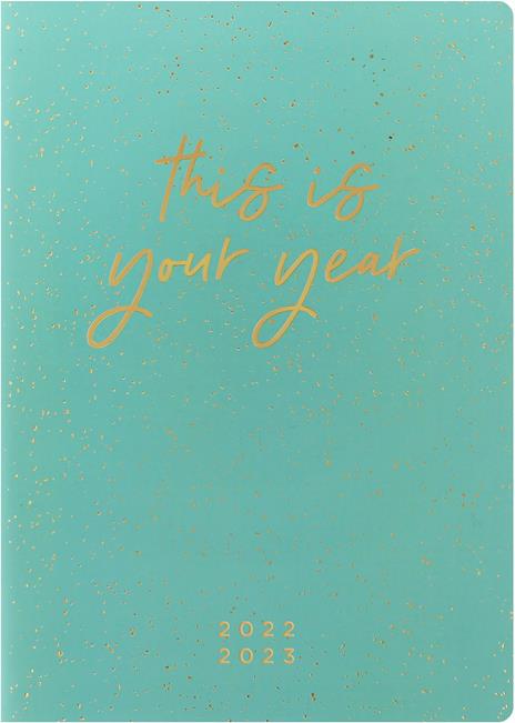 Agenda accademica Letts 2022/23, 12 mesi, settimanale, Inspire A5, verde - 21 x 15 cm