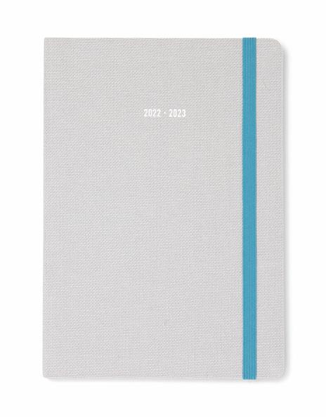 Agenda accademica Letts 2022/23, 12 mesi, settimanale, Raw A5, grigio - 21 x 15 cm