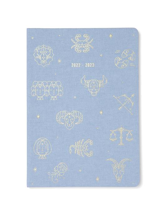Agenda accademica Letts 2022/23, 12 mesi, settimanale, Zodiac A5, avorio - 21 x 15 cm