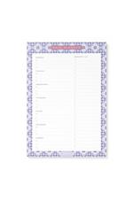 Taccuino Mediterranean Meal Planner Notepad (with magnet)