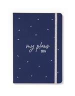 Agenda Letts 2024,  Joy A5 Settimanale Blu - 21 x 15 cm