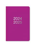 Agenda accademica Letts 2024-2025, 12 mesi, settimanale, Dazzle A5 Viola - 21 x 15 cm