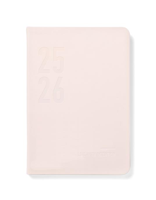 Agenda annuale 2025 Letts 12 Mesi, Conscious A5 giornaliera  cipria - 21 x 14,8 cm