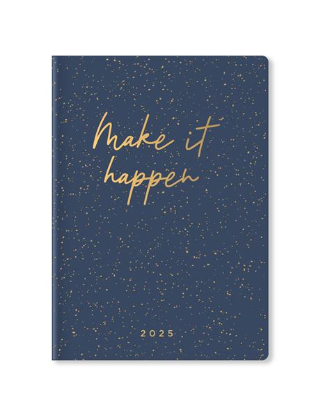 Agenda annuale 2025 Letts 12 Mesi, Inspire A5 settimanale blu - 21 x 14,8 cm